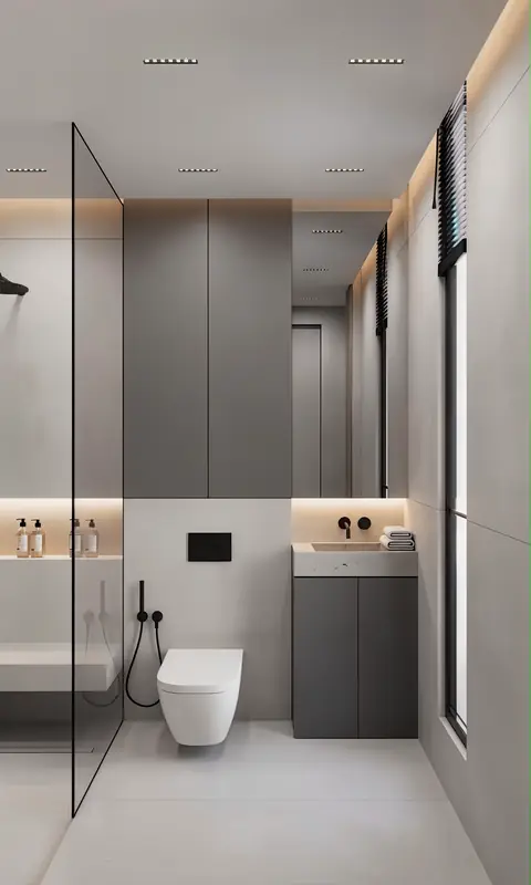Luxury bathroom completed by the Almashhad Sky team