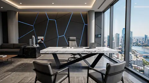 Office completed by the Almashhad Sky team