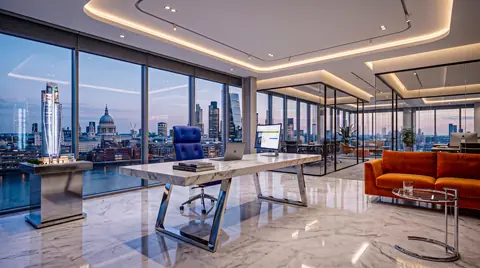 Office completed by the Almashhad Sky team