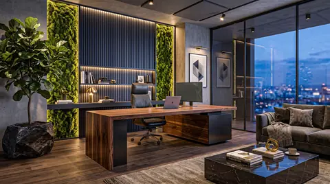 Office completed by the Almashhad Sky team