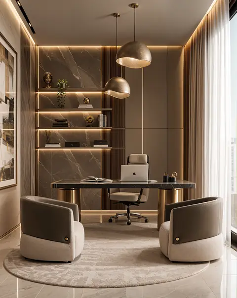 Office completed by the Almashhad Sky team