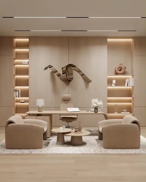 Office completed by the Almashhad Sky team