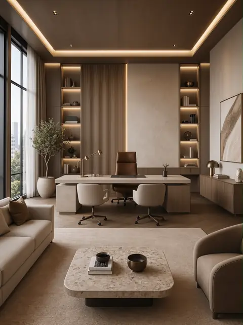 Office completed by the Almashhad Sky team