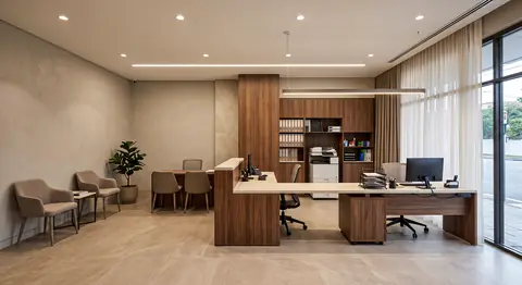 Office completed by the Almashhad Sky team