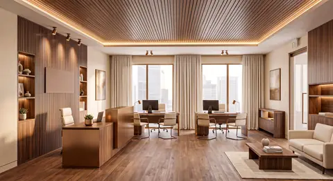 Office completed by the Almashhad Sky team