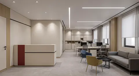 Office completed by the Almashhad Sky team