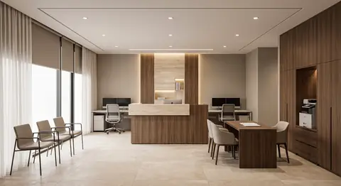 Office completed by the Almashhad Sky team