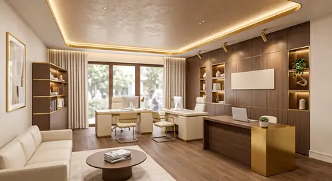Office completed by the Almashhad Sky team