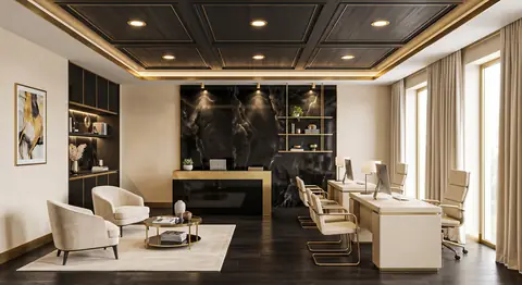 Office completed by the Almashhad Sky team