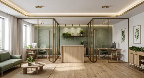 Office completed by the Almashhad Sky team