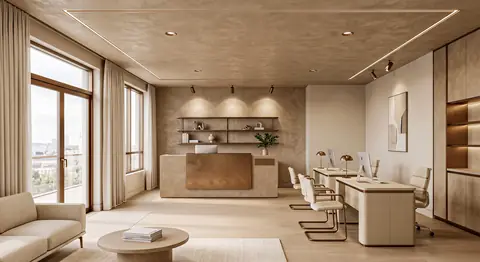 Office completed by the Almashhad Sky team
