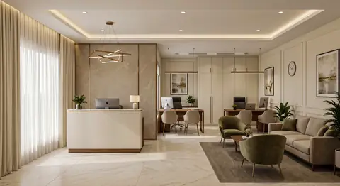 Office completed by the Almashhad Sky team