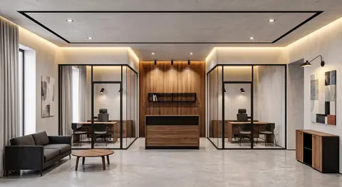 Office completed by the Almashhad Sky team