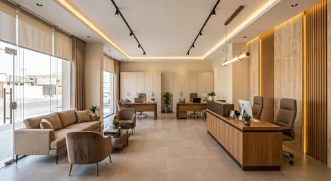 Office completed by the Almashhad Sky team