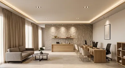 Office completed by the Almashhad Sky team