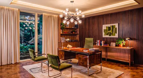 Home office completed by the Almashhad Sky team