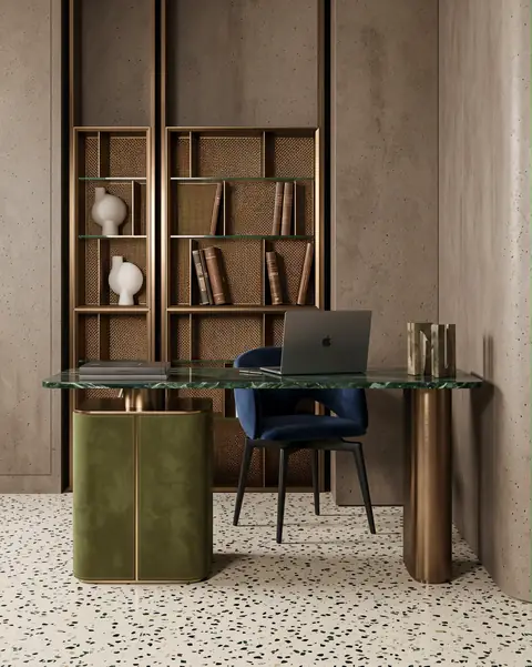 Home office completed by the Almashhad Sky team