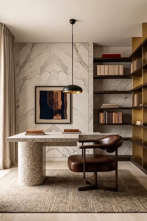Home office completed by the Almashhad Sky team