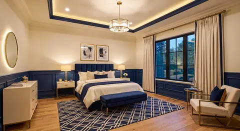 Bedroom completed by the Almashhad Sky team
