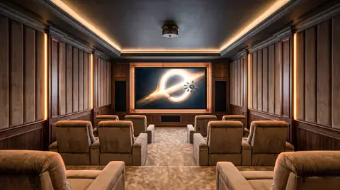 Villa interior completed by the Almashhad Sky team