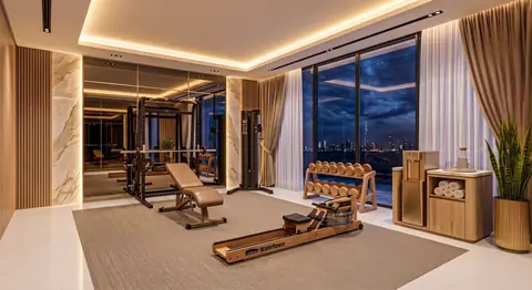 Villa interior completed by the Almashhad Sky team