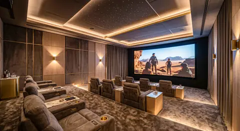 Villa interior completed by the Almashhad Sky team