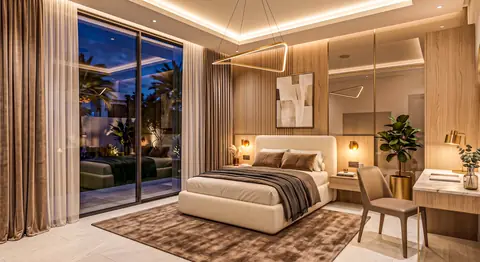 Villa interior completed by the Almashhad Sky team