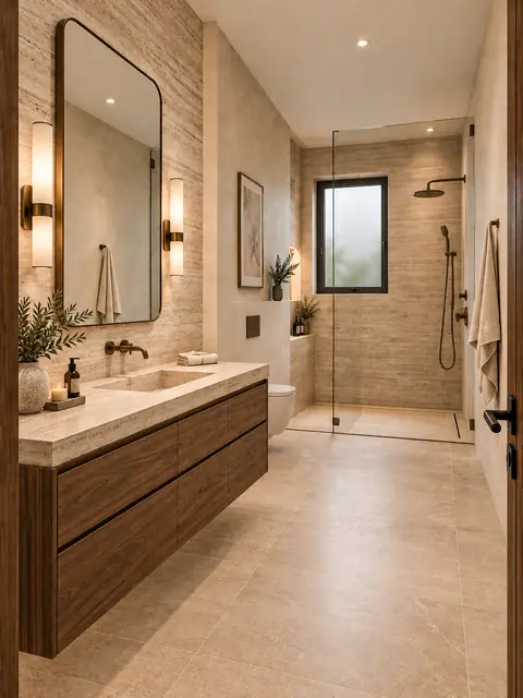 Villa interior completed by the Almashhad Sky team