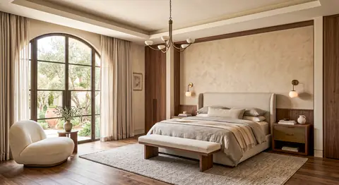 Villa interior completed by the Almashhad Sky team