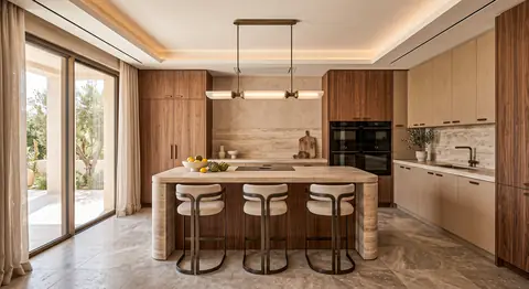 Kitchen built by the Almashhad Sky team