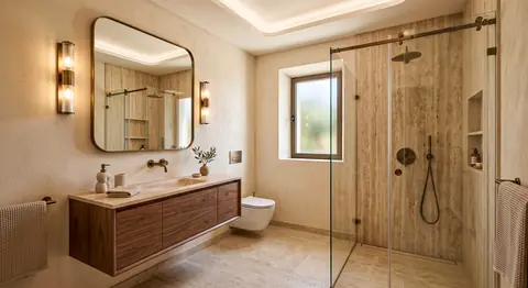 Villa interior completed by the Almashhad Sky team