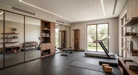 Villa interior completed by the Almashhad Sky team