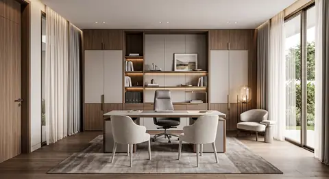 Villa interior completed by the Almashhad Sky team