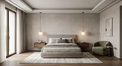 Bedroom completed by the Almashhad Sky team