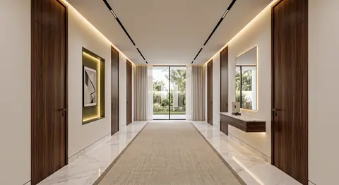 Villa interior completed by the Almashhad Sky team