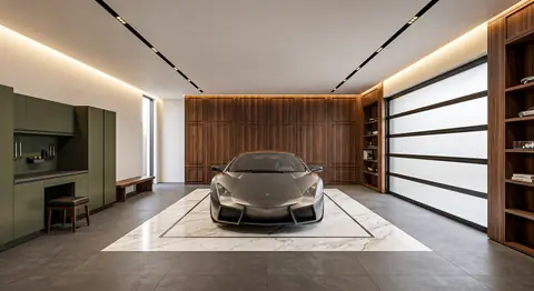 Villa interior completed by the Almashhad Sky team