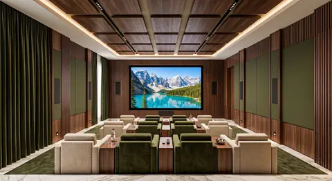 Villa interior completed by the Almashhad Sky team