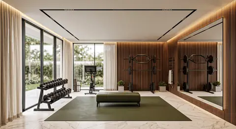 Villa interior completed by the Almashhad Sky team