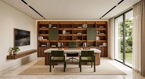 Villa interior completed by the Almashhad Sky team