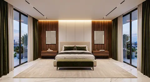 Villa interior completed by the Almashhad Sky team
