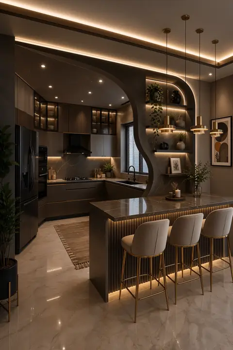 Kitchen built by the Almashhad Sky team