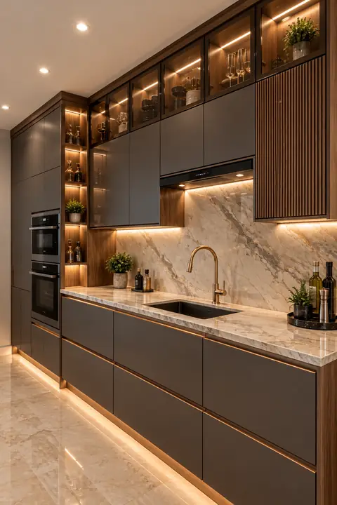 Kitchen built by the Almashhad Sky team