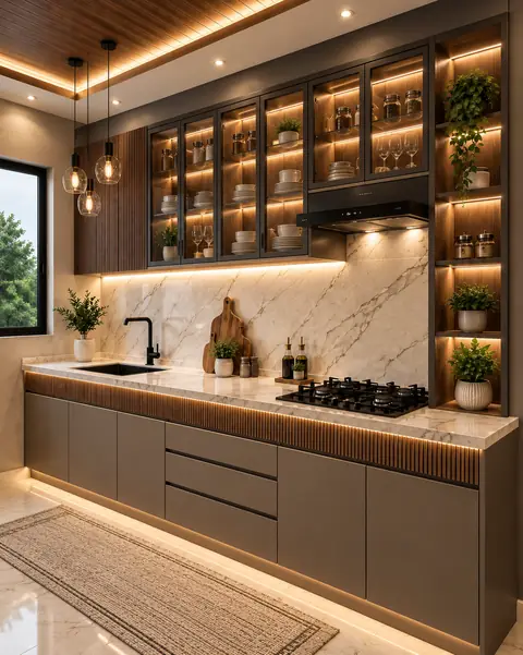 Kitchen built by the Almashhad Sky team