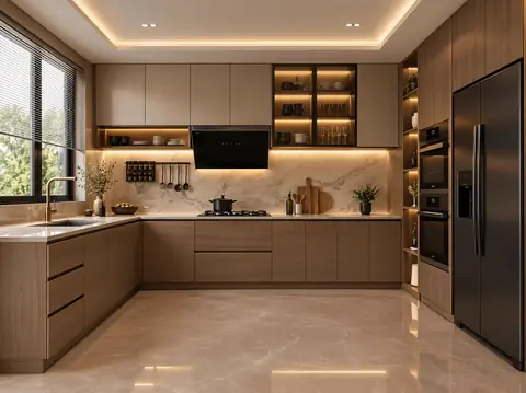 Kitchen built by the Almashhad Sky team